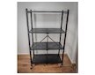 Regál Racks RAW4T, kovový, na kolečkách, 4 police, 1270 x 720 x 340 mm, 200 kg