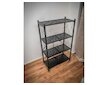 Regál Racks RAW4T, kovový, na kolečkách, 4 police, 1270 x 720 x 340 mm, 200 kg