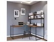 Rohový psací stůl - Hanah Home Study Desk L203 Walnut