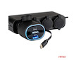 Rychlonabíječka do auta 3.0 s 30W C navíjecím kabelem PD20W AMiO-04176