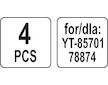 Sáček do vysavače pro (YT-85701, TO-78874 )4ks