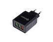 Síťová nabíječka QUICK CHARGE 3.0, 3xUSB KRAFT&DELE