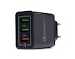 Síťová nabíječka QUICK CHARGE 3.0, 3xUSB KRAFT&DELE
