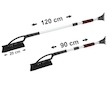 Škrabka s košťátkem SNOW MAX teleskop 90-120cm