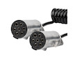 Spirálový kabel TIR 2x 7 PIN typ N 5m 24V AMIO-04379