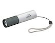 Svítilna kapesní LED 120lm ZOOM nabíjecí SILVER