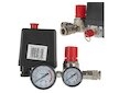Tlakový spínač pro kompresor 230 V, 2x manometr MAR-POL G80318