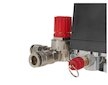 Tlakový spínač pro kompresor 230 V, 2x manometr MAR-POL G80318