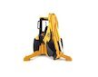 Traktor JCB MIDI CX s předním nakladačem a zadním bagrem 02427 BRUDER