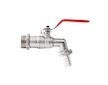 Ventil zahradní, vstup 3/4", výstup 1" + hadičník 3/4" - GEKO
