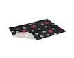 Vetbed protiskluz / Drybed grafitová srdce a packy, role 10 x 1,5 m, vlas 30 mm