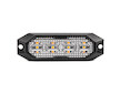 Výstražné osvětlení oranžové 4x3W LED R65 R10 12 / 24V IP6K9K AMIO-03929