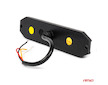 Výstražné osvětlení oranžové 6x3W LED R65 R10 12/24V IP6K9K AMIO-03930