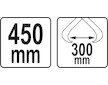 Yato Hák pro zvedání dřeva lesnický 450mm YT-79904