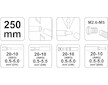 Yato Kleště odizolovací a konektorové 250mm YT-2254