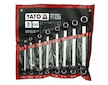 Yato Sada klíčů očkových 8ks 6-22 mm ohnuté YT-0396