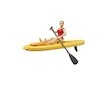 Záchranářka s paddleboardem BRUDER
