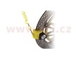 zámek kotoučové brzdy Scoot XD5, OXFORD (žlutý/černý, průměr čepu 6 mm)