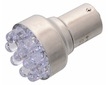 Žárovka 12LED 12V Ba15s oranžová