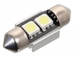 Žárovka 2 SMD LED 12V suf. SV8.5 32mm s rezistorem CAN-BUS ready bílá