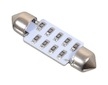 Žárovka 27 SMD LED 12V suf. SV8.5 38mm bílá