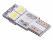 Žárovka 4 SMD LED 12V T10 s rezistorem CAN-BUS ready bílá