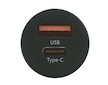 Zástrčka 12/24V nízkoprofilová QC3/PD3 USB-A/USB-C 30W