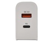 Zástrčka QUICK CHARGE 3.0 230V USB-A / USB-C 18W