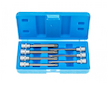 Zástrčné hlavice TORX 3/8", rozměry T25 - T60, prodloužené 110 mm, sada 7 ks SATRA