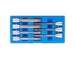 Zástrčné hlavice TORX 3/8", rozměry T25 - T60, prodloužené 110 mm, sada 7 ks SATRA