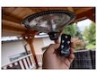 Závěsná lampa, infrazářič s dálkovým ovládáním 1500W GEKO