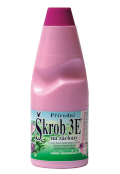3E škrob na záclony 500ml, růžový, vůně levandule