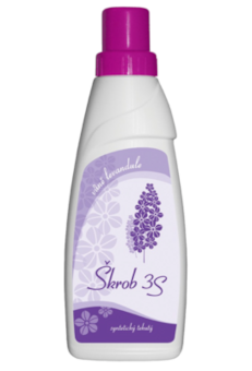 3S syntetický tekutý škrob na prádlo 500ml Levandule