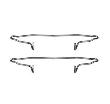 Sada příslušenství, obložení kotoučové brzdy TRW PFK300