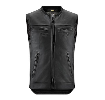 airbagová vesta TECH-AIR®3 LEATHER system, ALPINESTARS (černá, vel. 2XL)