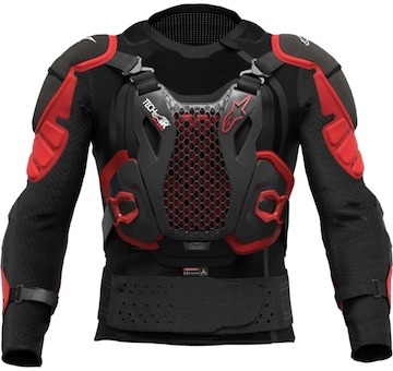 airbagová vesta TECH-AIR®OFF-ROAD system, ALPINESTARS (černá/červená, vel. M)