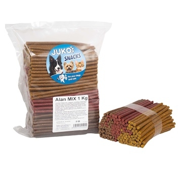 Alan tyčinky MIX JUKO Snacks 1 kg (cca 340 ks)