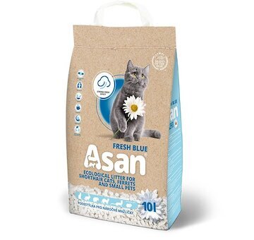 Asan Cat Fresh Blue eko-stelivo pro kočky a fretky 10l (2kg)