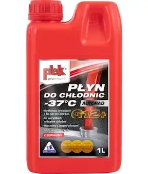 ATAS PLAK Autorad G12+ - Červená chladicí kapalina -37 °C 1 l