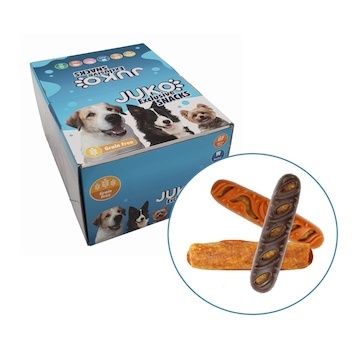 Bageta plněná masem JUKO Snacks 1,4 kg (cca 32 ks) 