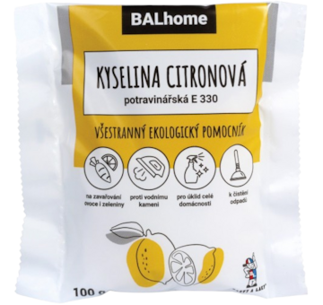 BALhome kyselina citronová potravinářská E 330, 100g