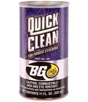 BG 108 Quick Clean for Power Steering 325 ml