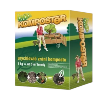 Bio kompostér 1kg urychlovač zrání kompostu, Druchema