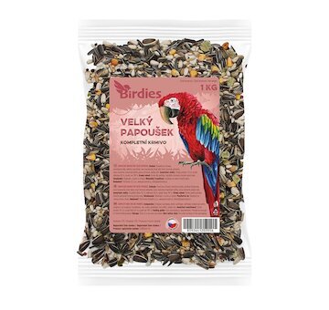 Birdies krmivo standard pro velké papoušky 1kg