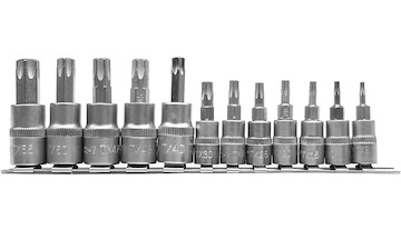 Bity Torx sada 12 ks (CrV 6150)