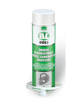 Boll 0010102 Prostředek na konzervaci uzavřených profilů karosérií, bílý - sprej 500ml