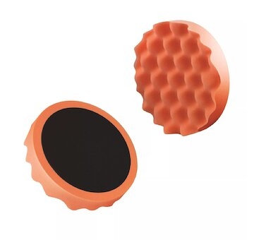 Boll 0030116 Profilovaná houbička na leštění na suchý zip střední - oranžová 150mm