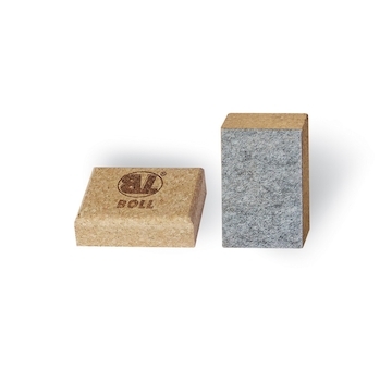 Boll Korková kostka s filcem na ruční broušení 110mm x 65mm