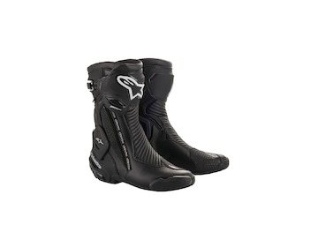 boty SMX PLUS V2 GORETEX, ALPINESTARS (černá/stříbrná, vel. 39)