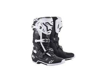 boty TECH 10 2021, ALPINESTARS (černá/bílá, vel.47)